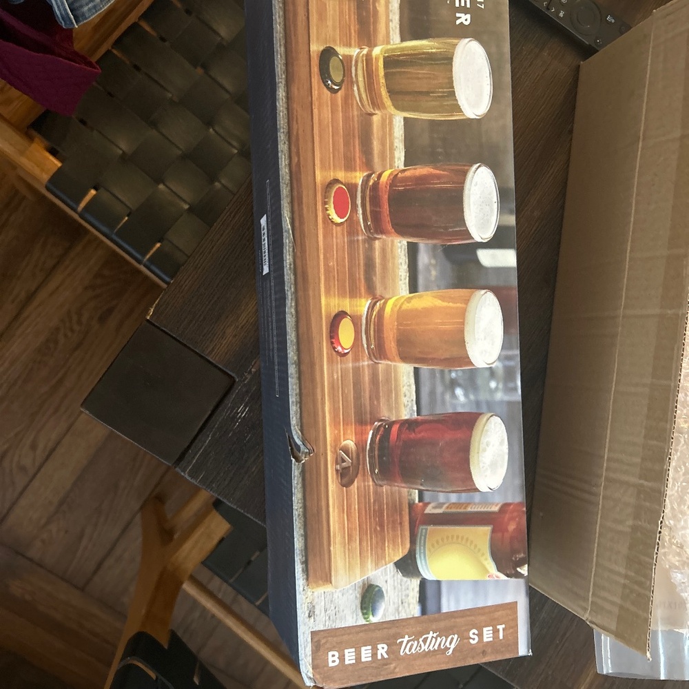 Beer tasting set brand new